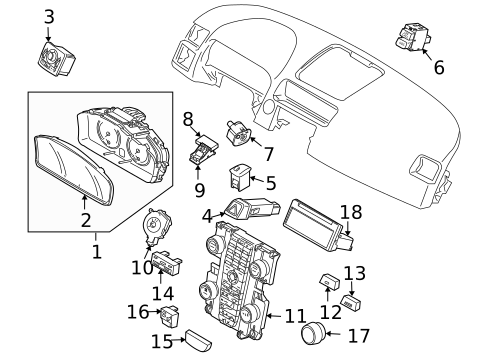 Controls for 2010 Volvo C30 #0