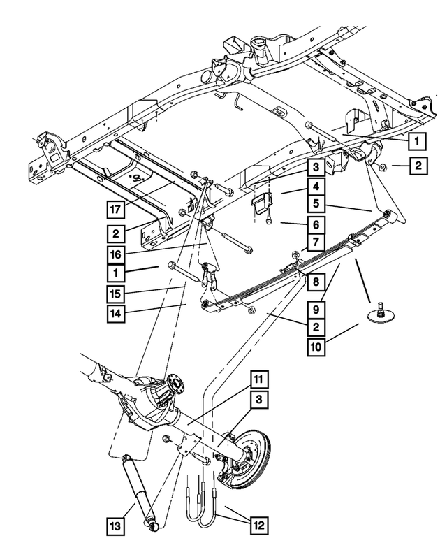 55366636AE - : Suspension Shock Absorber for Mopar Image