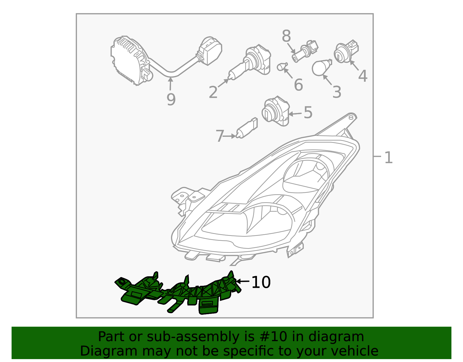 62244-JA00A - Retaining Bracket 2007-2012 Nissan Altima | Official ...