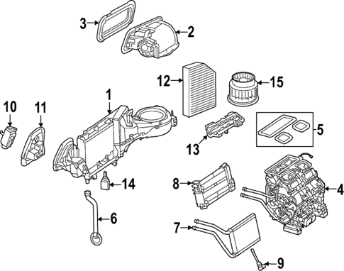 Evaporator & Heater Components for 2025 Mercedes-Benz C43 AMG #0
