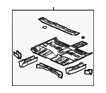 22718956 - Body: Front Floor Pan for Saturn: Vue Image