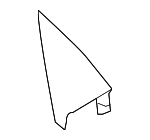 4F0853274CY9B - Body: Corner Cover for Audi: A6, A6 Quattro, S6 Image