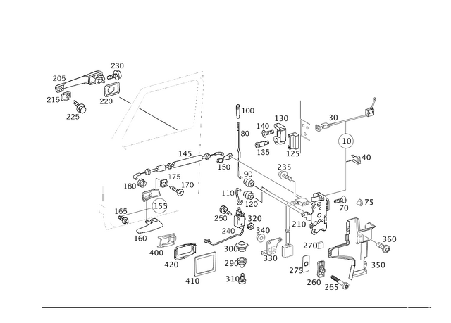4638204110 - Front Doors: Switch for Mercedes-Benz Image image