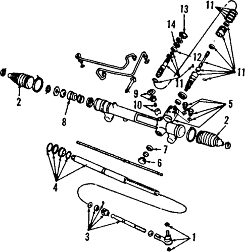 P/S Pump & Hoses for 1985 Lincoln Mark VII #0