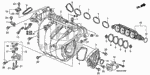 16725PNA003 - Engine: CLAMP A, FUEL HOSE for Honda Image