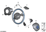 32306870784 - Steering: Leather Steering Wheel for BMW Image