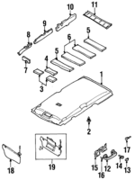 8972952522 - : Sun-Visor for Isuzu Image