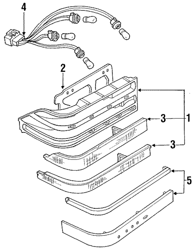 FO2Z13404A - Electrical: Combo Lamp Assembly for Ford: Probe Image