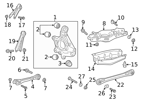 Rear Suspension for 2022 Chevrolet Camaro #1