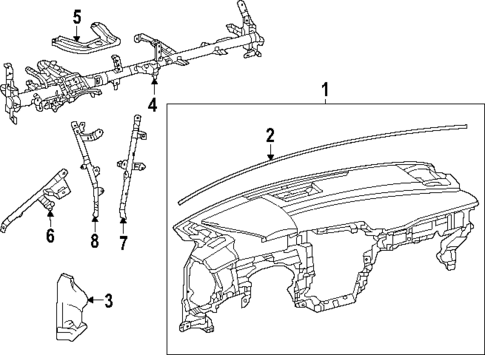 Instrument Panel for 2025 Lexus UX300h #0
