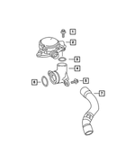 68048205AB - 3.0L Turbo Diesel; Engine: Pcv Valve for Mopar Image