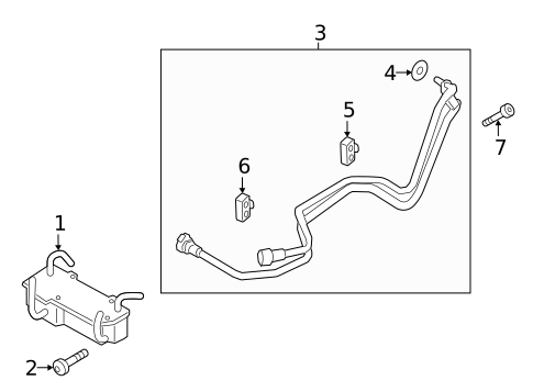 Trans Oil Cooler for 2022 Porsche Cayenne #0