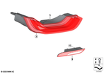 63217310781 - Lighting: Tail Light "Led" Left Side Panel for BMW Image