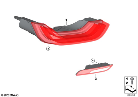 Rear Light for 2014 BMW i8 #0