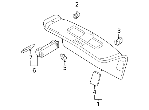 Interior Trim - Trunk for 2012 Volkswagen CC #0