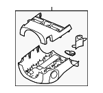 EH446021XA02 - Steering: Column Cover for Mazda: CX-7 Image