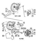 5143263AB - : Brake Tube for Chrysler: PT Cruiser Image
