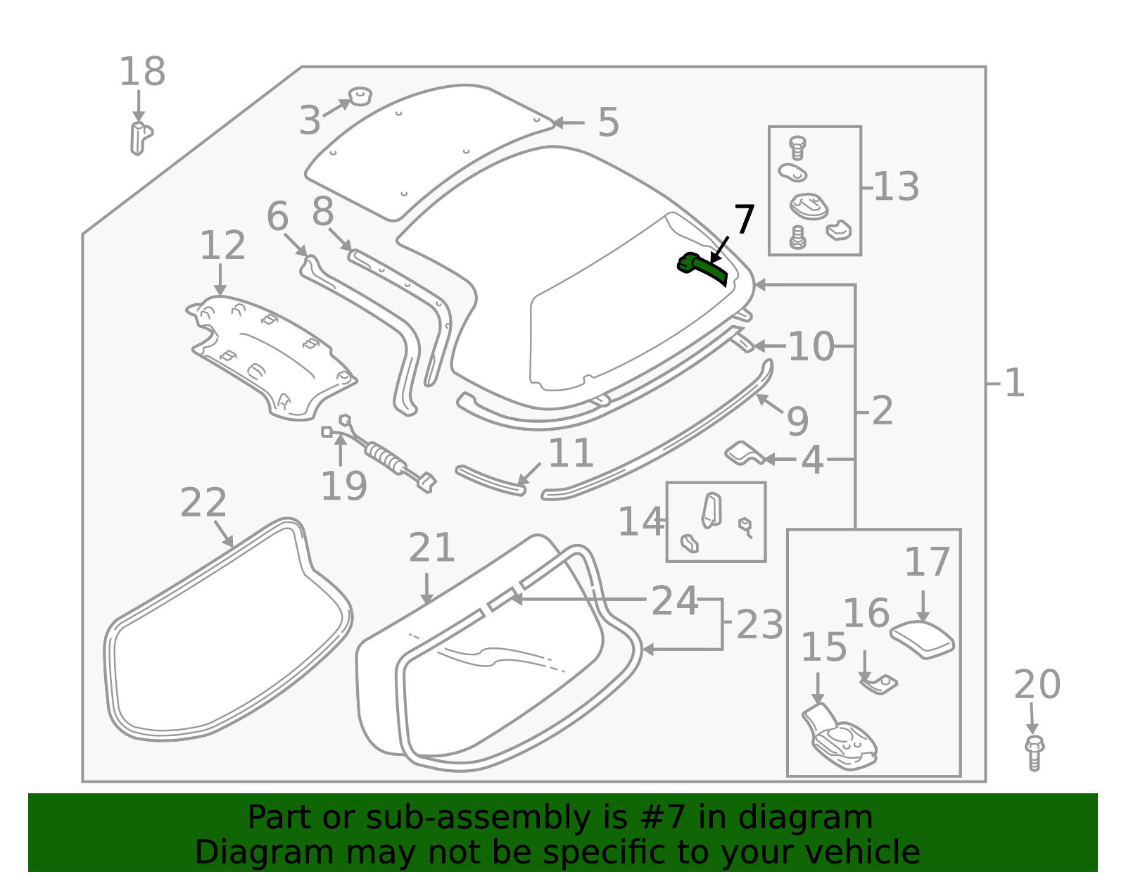 NA01-R1-89XB - Convertible Top Seal - 1990-2005 Mazda Miata