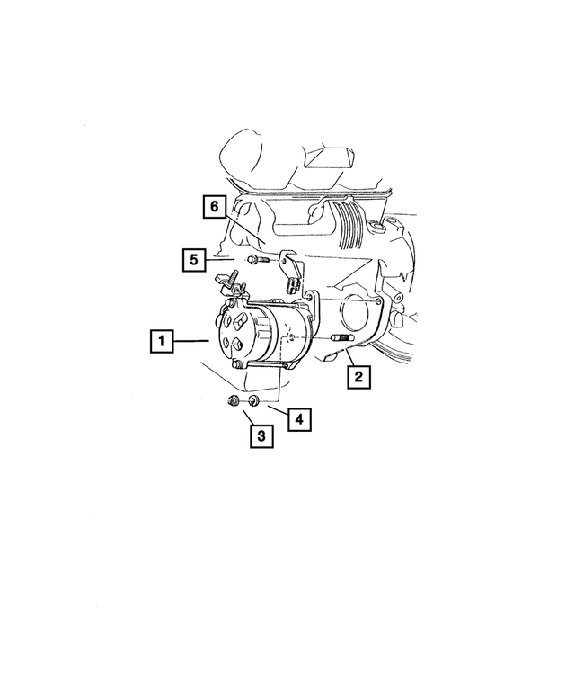 52117663AB - Electrical: Oil Cooler Tube Bracket for Mopar Image