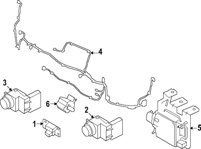 99310L1810TCM - : Park Sensor for Hyundai Image