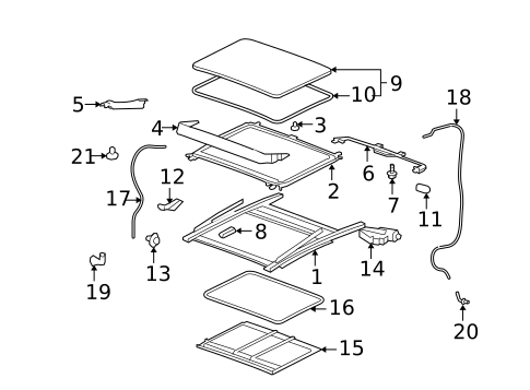 Sunroof for 2008 Saturn Aura #0