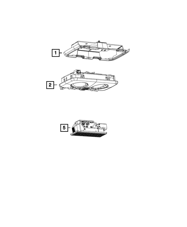 68087059AA - Electrical: Dome Lamp Bracket for Mopar Image