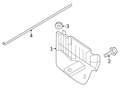 Hardware, Fasteners & Fittings for 2020 Volkswagen Jetta #0