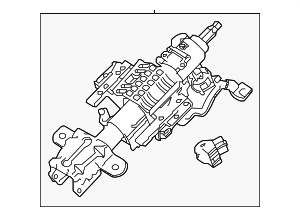 PL3Z3C529F - : Steering Column for Ford: F-150, F-150 Lightning Image