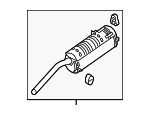 28710H9700 - : Rear Muffler for Kia Image