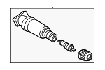 36106879168 - Electrical: Tire Valve Kit for Mini Image