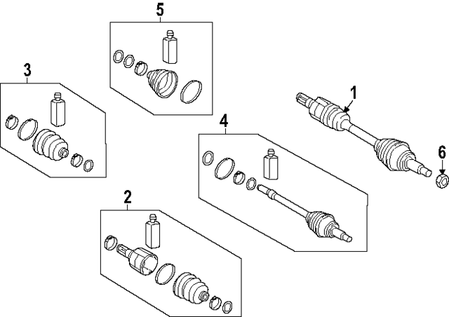 495A3GI000 - : Inner Joint for Hyundai Image