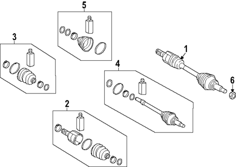 Drive Axles for 2023 Hyundai Ioniq 6 #1