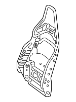 19091300008U25 - Body: Seat Back Frame for Mercedes-Benz Image
