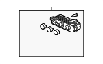 80600S5BA42 - HVAC: HVAC Temperature Control Panel for Honda: Civic Image