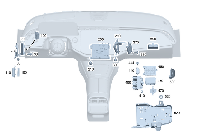 2979004226 - Electrical Equipment and Instruments: Control Unit for Mercedes-Benz: 350SD, E350, EQE 350, EQE 350+, EQE 500, EQE AMG, EQS 450, EQS 450+, EQS 580, EQS AMG, Maybach S580, Maybach S680, S500, S580 Image image