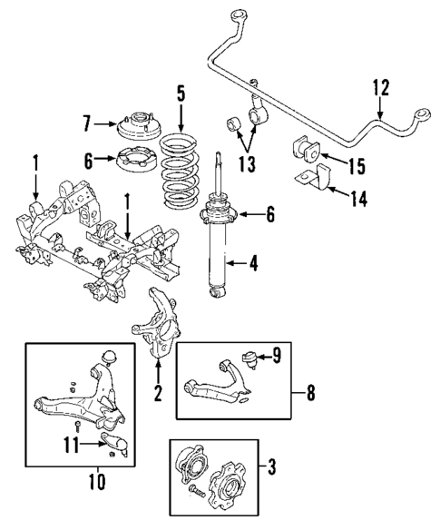 Upper Control Arm for 2005 Mitsubishi Montero #0