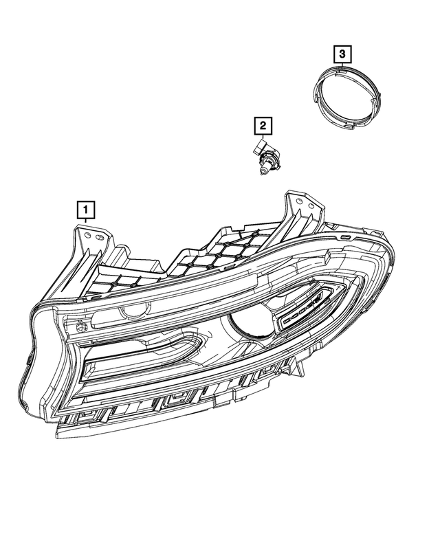 68546771AC - : Headlamp, Left for Mopar Image