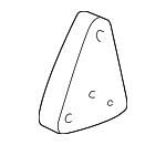 15736393 - Body: Mirror Filler for Cadillac: Escalade, Escalade ESV | Chevrolet: Silverado 1500, Silverado 1500 Classic, Silverado 1500 HD, Silverado 1500 HD Classic, Silverado 2500, Silverado 2500 HD, Silverado 2500 HD Classic, Silverado 3500, Silverado 3500 Classic, Silverado 3500 HD, Suburban 1500, Suburban 2500, Tahoe | GMC: Sierra 1500, Sierra 1500 Classic, Sierra 1500 HD, Sierra 1500 HD Classic, Sierra 2500, Sierra 2500 HD, Sierra 2500 HD Classic, Sierra 3500, Sierra 3500 Classic, Sierra 3500 HD, Yukon, Yukon XL 1500, Yukon XL 2500 Image