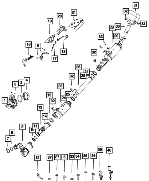 Exhaust System for 2026 Ram 3500 #1