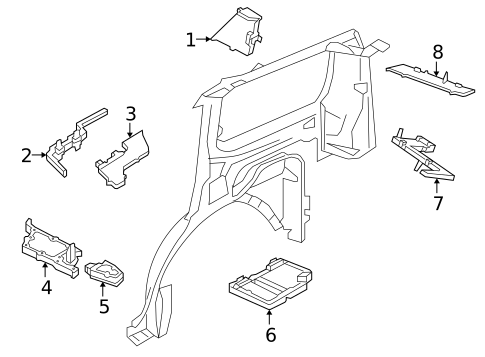 Inner Components for 2015 Land Rover LR4 #2