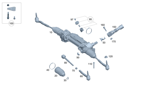 Steering Gear for 2022 Mercedes-Benz E53 AMG #0