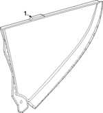 833066GP0A - : Quarter Glass for Nissan Image