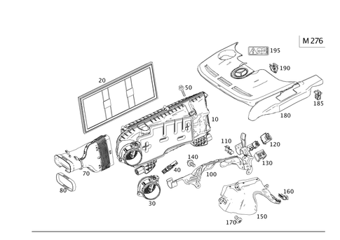 Air Intake, Gasoline Vehicles for 2017 Mercedes-Benz SL450 #0