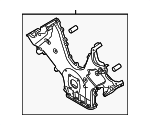 94610102202 - Engine: Timing Cover for Porsche: Cayenne, Macan, Panamera Image