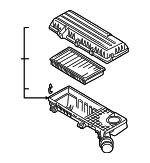 K30C13320C - Engine: Air Cleaner Assembly for Kia: Rio Image