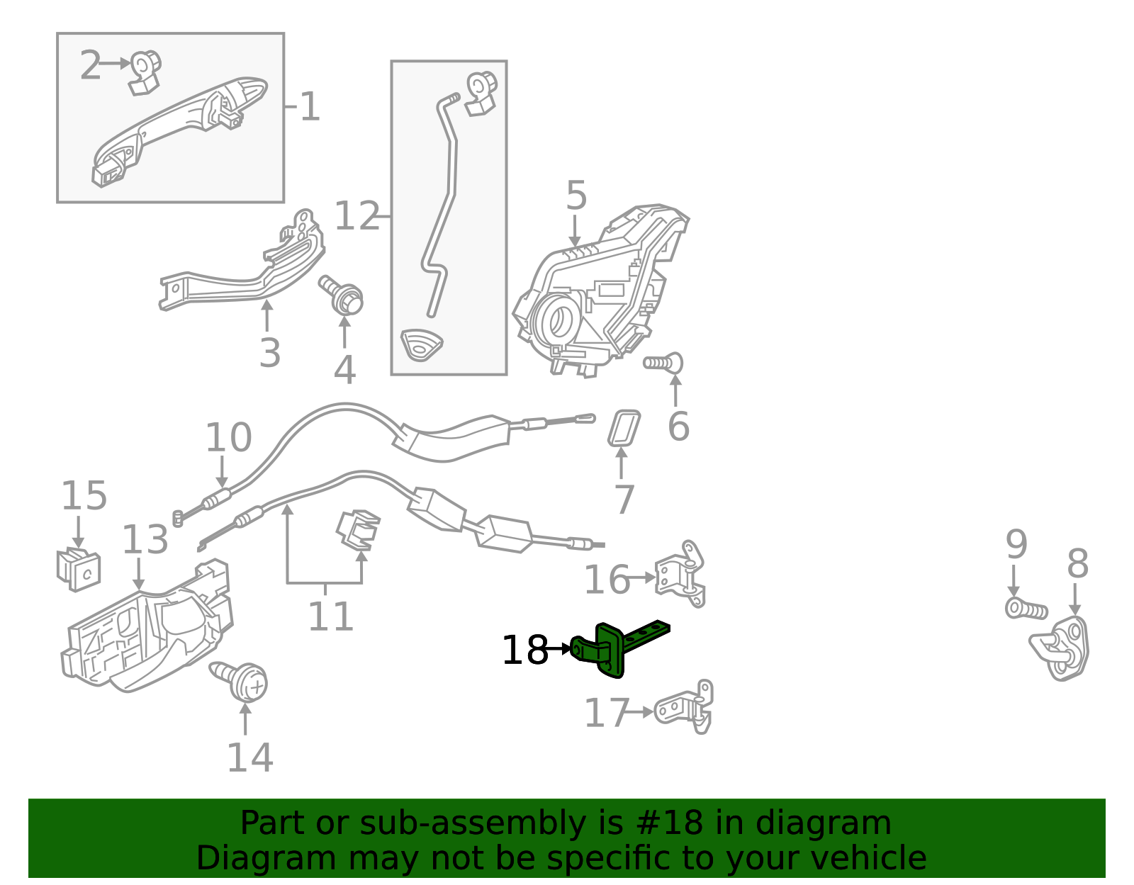 2017-2020 Honda Fit Check Strap 72880-T5R-A22 | OEM Parts Online