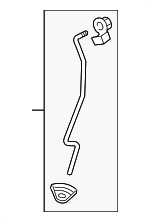 72653T5A305 - : 2015-2020 Honda Fit - Rod Set L Rear Door Latch for Honda: Fit Image