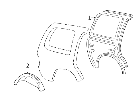 Inner Structure for 2004 Lincoln Navigator #0