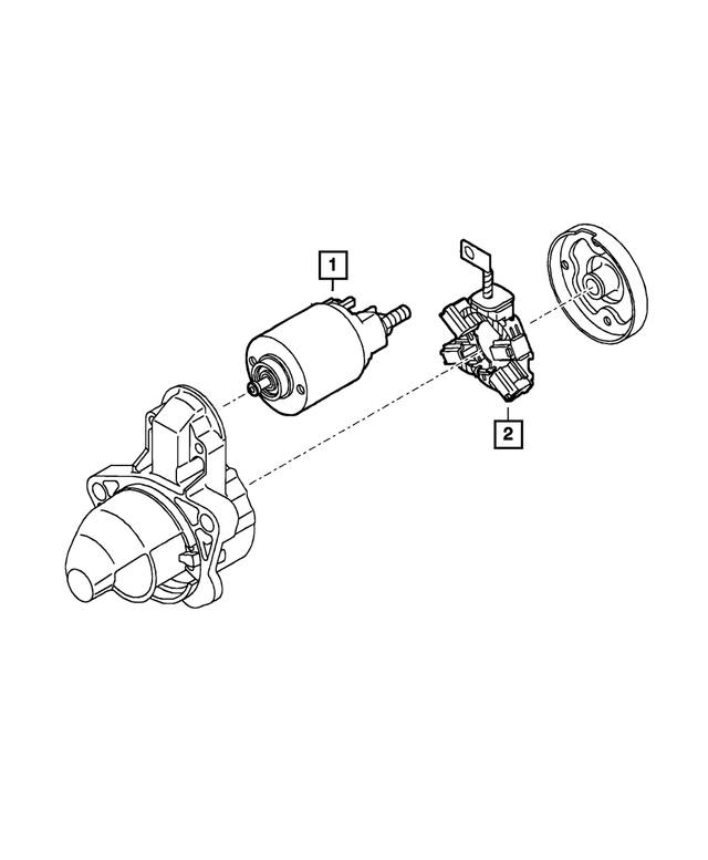 68133191AA - Electrical: Starter Solenoid for Mopar Image