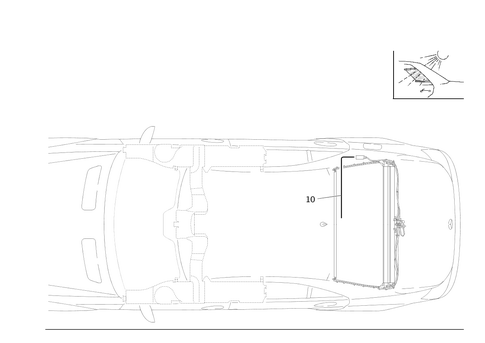Rear Window Roller Blind for 2007 Mercedes-Benz S550 #0
